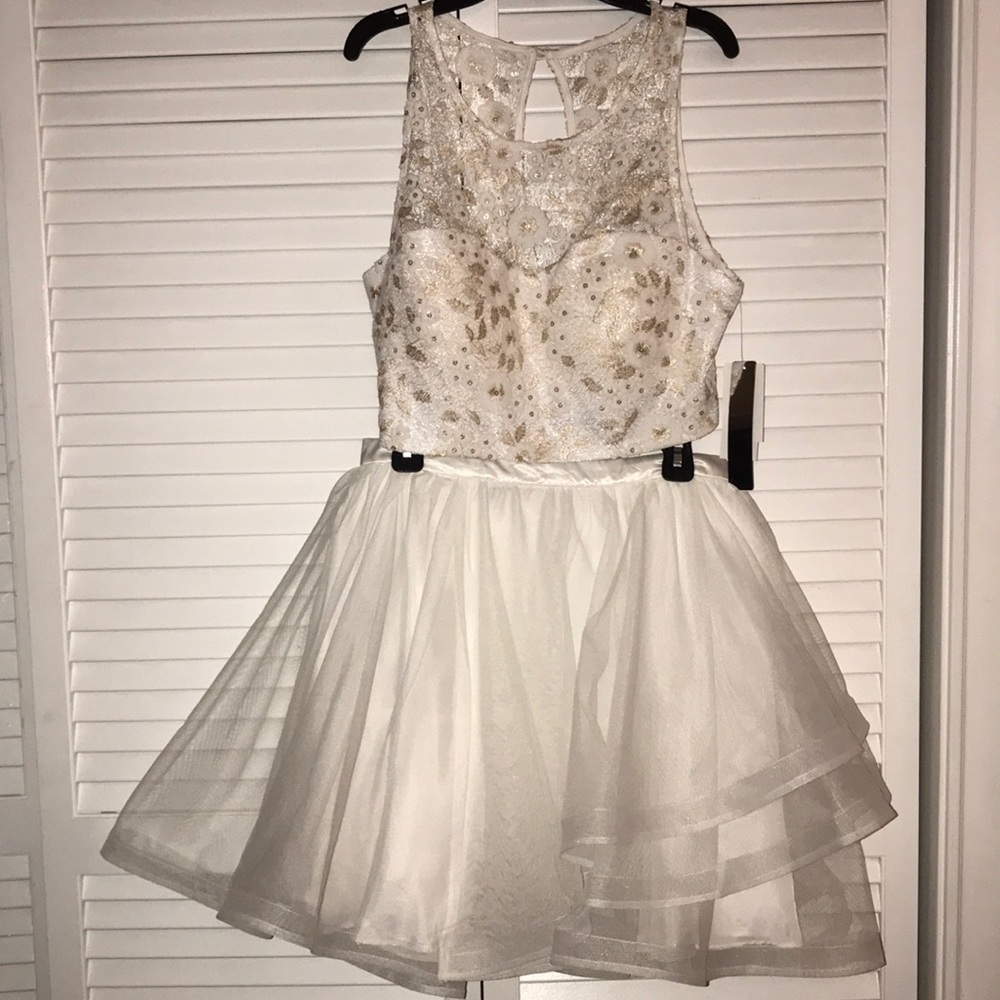 2 piece party dress